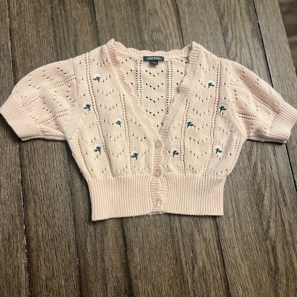 wild fable Sweaters - Wild fable flower cardigan cropped.